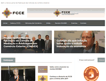 Tablet Screenshot of fcce.org.br